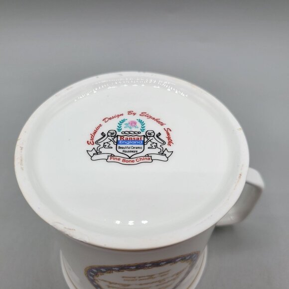Queen Elizabeth The Queen Mother Commemorative Mug England Fine Bone China - Picture 7 of 9